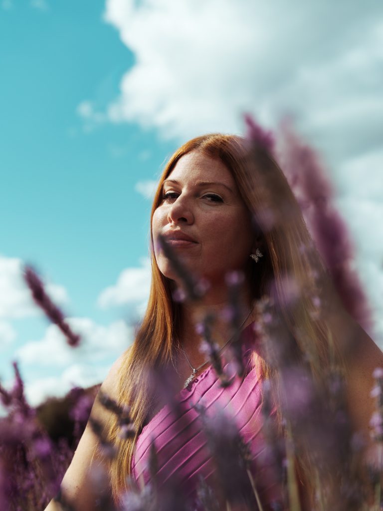 Creative shoot, outdoor concept portrait